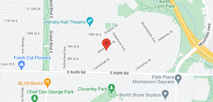 map of 851 WHITCHURCH STREET